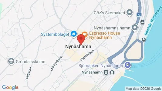 Kontorlokaler til leje i Nynäshamn - kort over placeringen