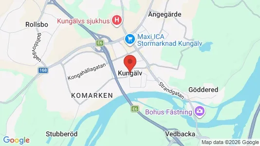 Butikslejemål til leje i Kungälv - Foto fra Google Street View