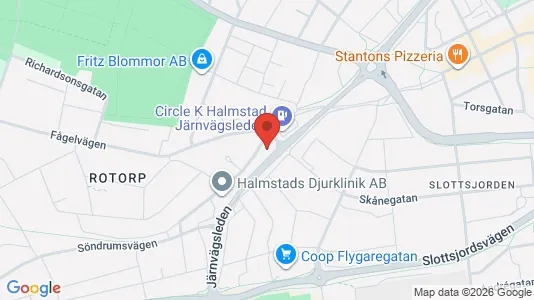Kontorer til leie i Halmstad – Bilde fra Google Street View