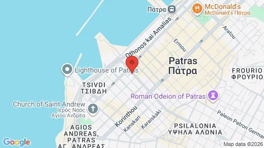 Nieruchomości komercyjne Na sprzedaż i Patras - kort over placeringen