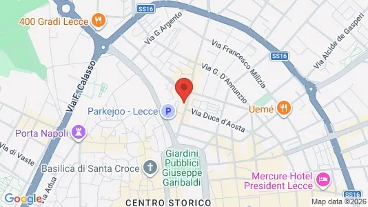 Nieruchomości komercyjne Na sprzedaż i Lecce - kort over placeringen