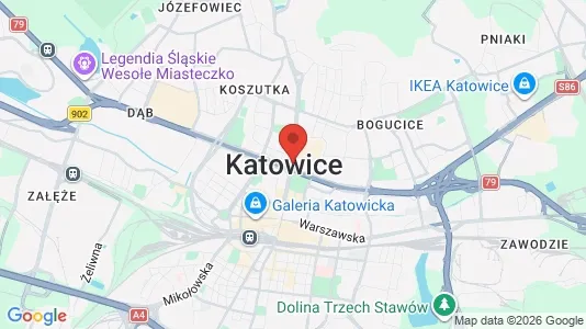 Kontorlokaler til leje i Katowice - Foto fra Google Street View