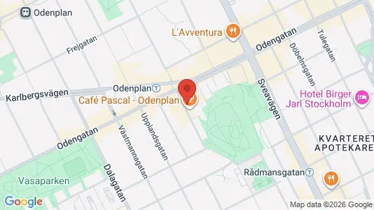Lokale biurowe Do wynajęcia i Vasastan - kort over placeringen
