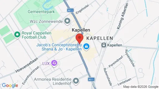 Nieruchomości komercyjne Do wynajęcia i Kapellen - kort over placeringen