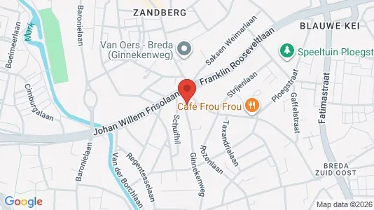 Kantorruimte te huur i Breda - Foto uit Google Street View