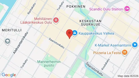 Kontorlokaler til leje i Oulu - Foto fra Google Street View