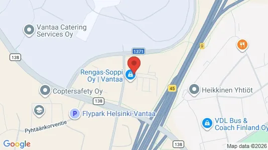 Gewerbeflächen zur Miete i Vantaa – Foto von Google Street View