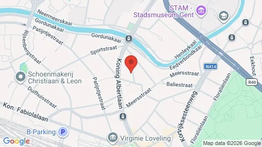 Kontorer til leie i Stad Gent - kort over placeringen