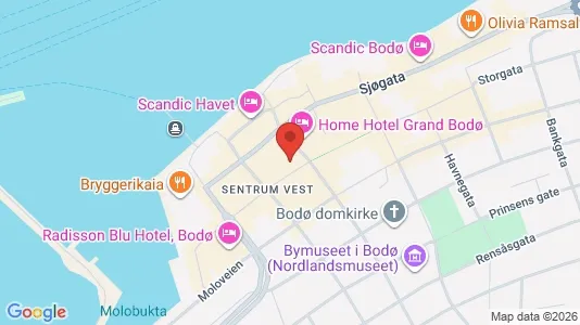 Gewerbeflächen zur Miete i Bodø – Foto von Google Street View