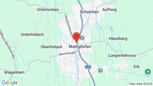 Ladenlokale zur Miete i Mattighofen – Foto von Google Street View