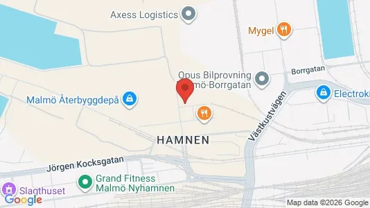 Kontorlokaler til leje i Malmø Centrum - Foto fra Google Street View