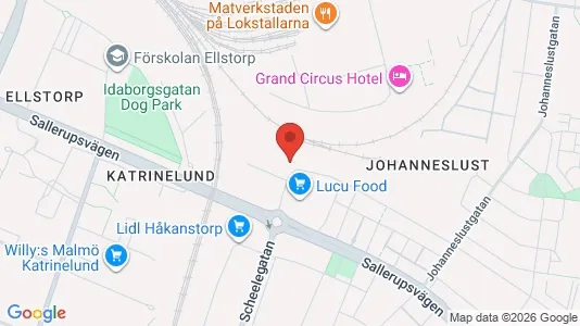 Lagerlokaler til leje i Malmø Centrum - Foto fra Google Street View