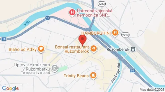 Nieruchomości komercyjne Do wynajęcia i Prievidza - kort over placeringen