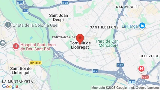 Liikekiinteistöt Vuokrattavana i Cornellà de Llobregat - kort over placeringen