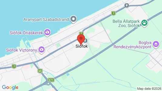 Liikekiinteistöt Myynnissä i Siófoki - Kuva Google Street Viewstä