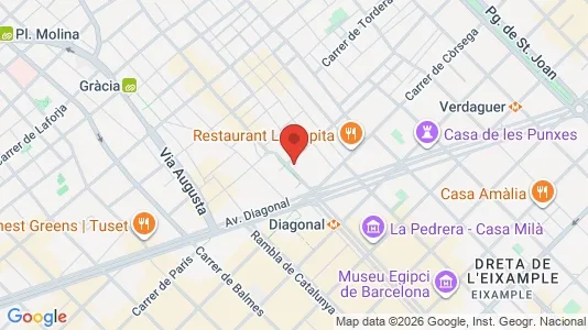 Espacios de oficina En alquiler i Barcelona Eixample - Foto de Google Street View