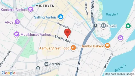 Kontorer til leie i Aarhus C – Bilde fra Google Street View