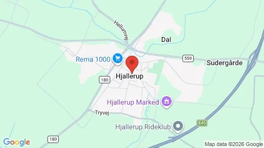 Liikekiinteistöt Myynnissä i Hjallerup - Kuva Google Street Viewstä
