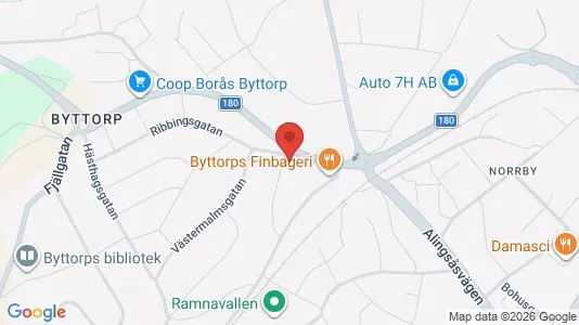 Liikekiinteistöt Myynnissä i Borås - Kuva Google Street Viewstä