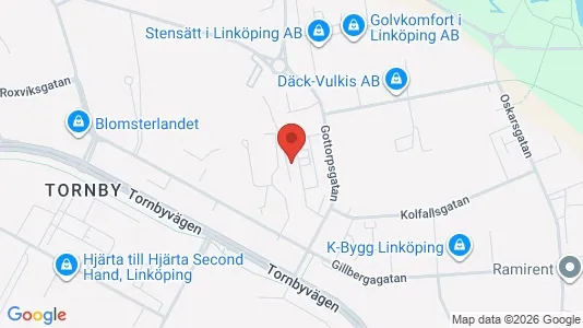 Kontorlokaler til leje i Linköping - Foto fra Google Street View