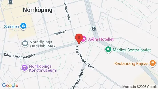 Kantorruimte te huur i Norrköping - kort over placeringen