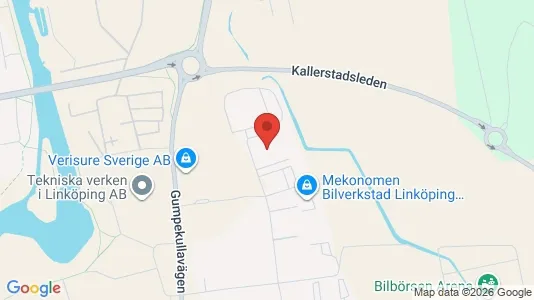 Lager zur Miete i Linköping – Foto von Google Street View