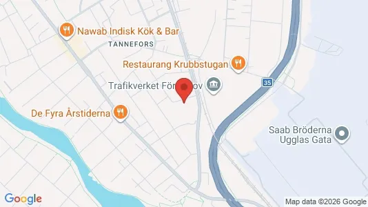 Kantorruimte te huur i Linköping - kort over placeringen