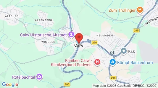 Werkstätte zur Miete i Calw – Foto von Google Street View