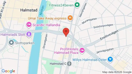 Kontorer til leie i Halmstad – Bilde fra Google Street View