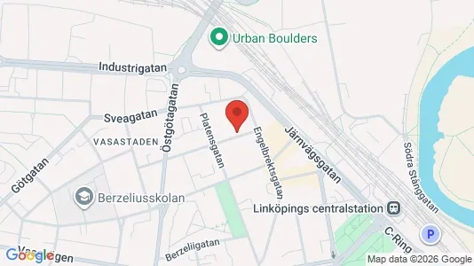 Toimistotilat Vuokrattavana i Linköping - Kuva Google Street Viewstä