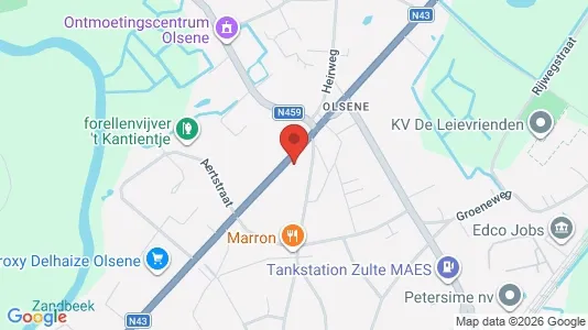 Lokaler til leje i Zulte - Foto fra Google Street View