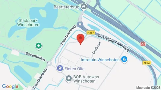 Gewerbeflächen zum Kauf i Oldambt - kort over placeringen