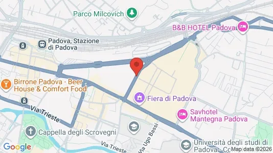 Büros zur Miete i Padova - kort over placeringen