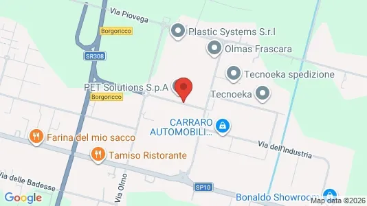 Lager til leie i Borgoricco – Bilde fra Google Street View