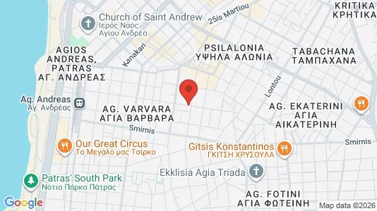 Liikekiinteistöt Myynnissä i Patras - Kuva Google Street Viewstä