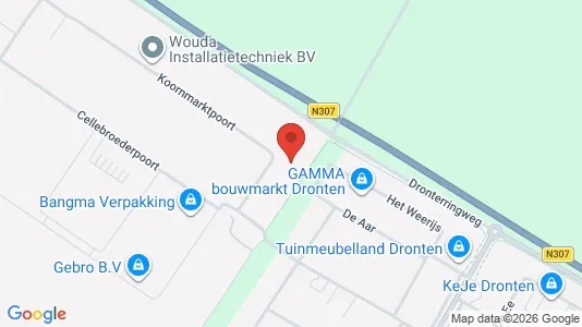 Lokaler til leje i Dronten - Foto fra Google Street View