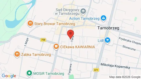 Lokale biurowe Do wynajęcia i Tarnobrzeg - kort over placeringen