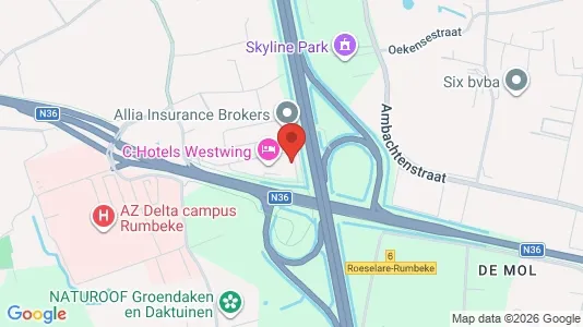 Gewerbeflächen zur Miete i Roeselare - kort over placeringen