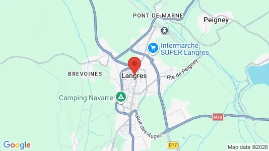 Ladenlokale zur Miete i Langres – Foto von Google Street View