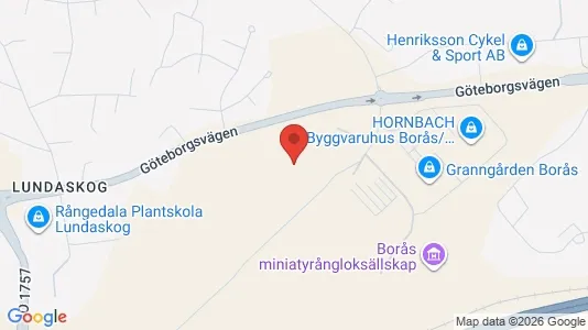Gewerbeflächen zur Miete i Borås - kort over placeringen