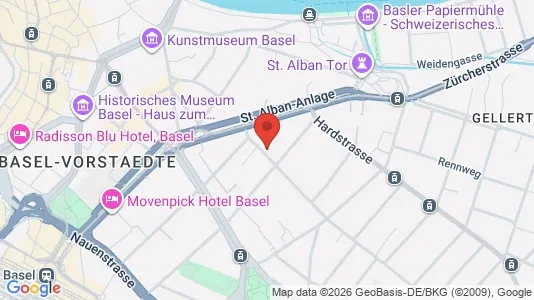Lokale biurowe Do wynajęcia i Bazylea-Stadt - kort over placeringen