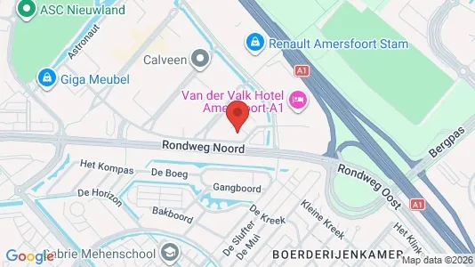 Kontorlokaler til leje i Amersfoort - kort over placeringen