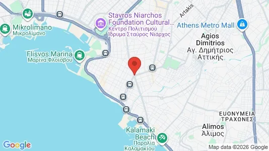 Tiendas En alquiler i Palaio Faliro - kort over placeringen