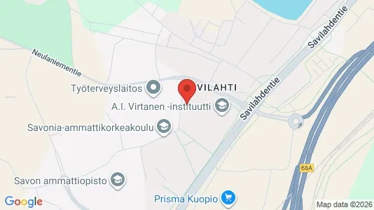 Lokale biurowe Do wynajęcia i Kuopio - kort over placeringen