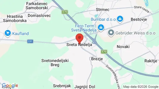 Commercial properties for rent i Sveta Nedelja - kort over placeringen