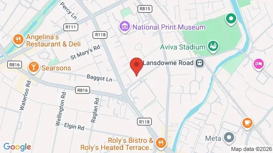 Nieruchomości komercyjne Na sprzedaż i Dublin 4 - kort over placeringen