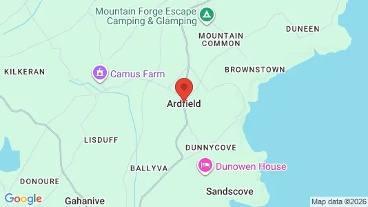 Lokaler til leje i Ardfield - kort over placeringen