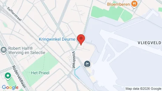 Kontorlokaler til leje i Antwerpen Deurne - kort over placeringen