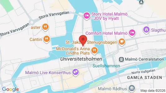 Kontorlokaler til leje i Malmø Centrum - Foto fra Google Street View
