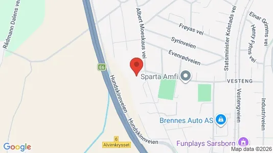 Büros zur Miete i Sarpsborg – Foto von Google Street View